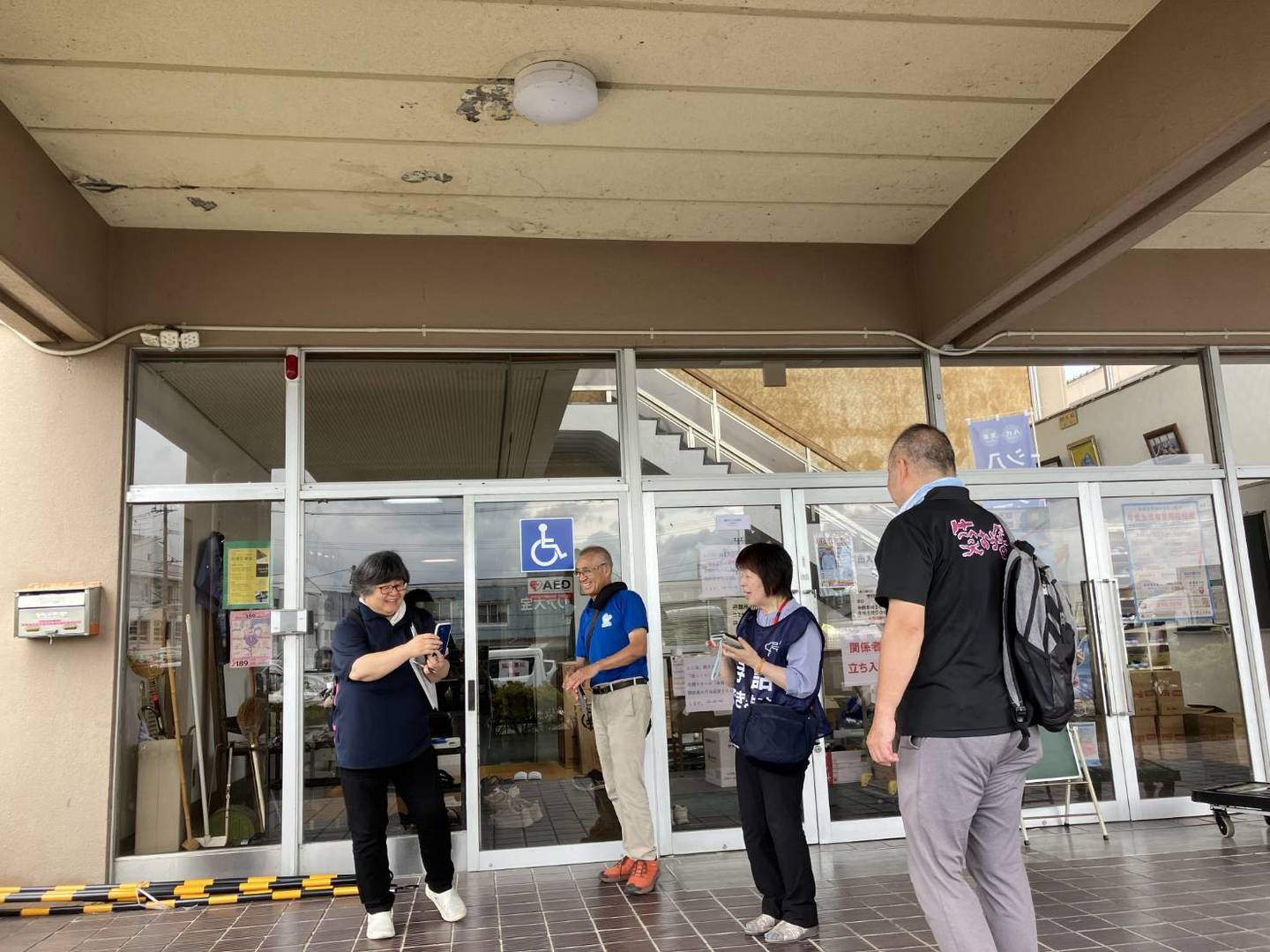 相談支援の様子（手話通訳者等）